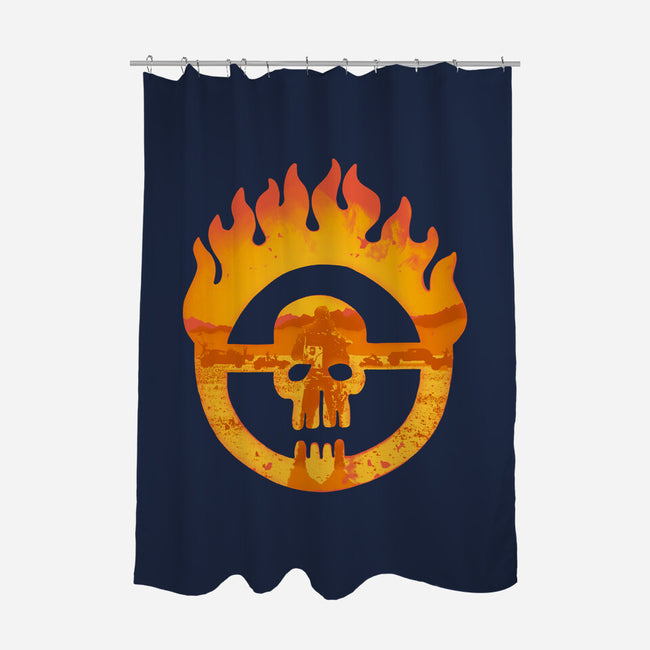 Fire And Blood-None-Polyester-Shower Curtain-Olipop