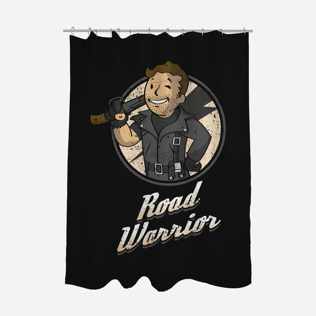 Warrior Of The Road-None-Polyester-Shower Curtain-Olipop