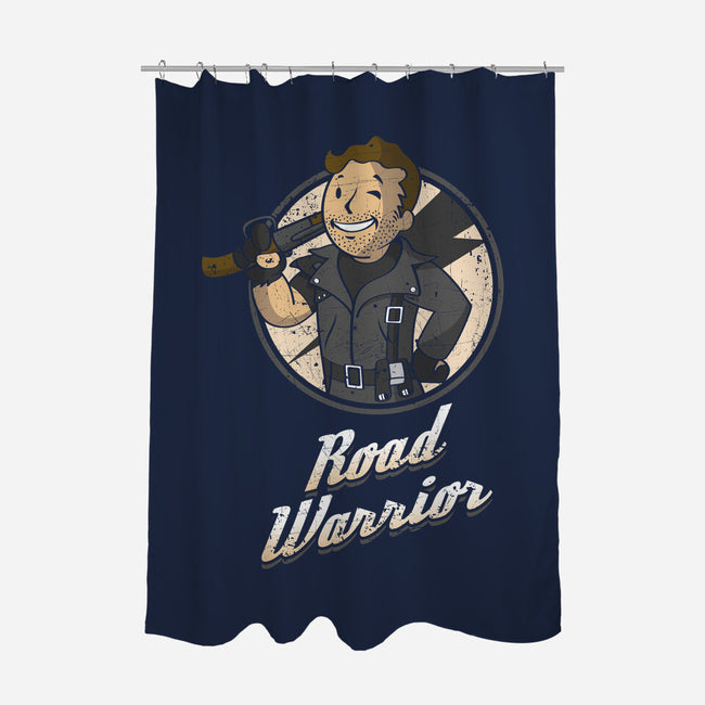 Warrior Of The Road-None-Polyester-Shower Curtain-Olipop