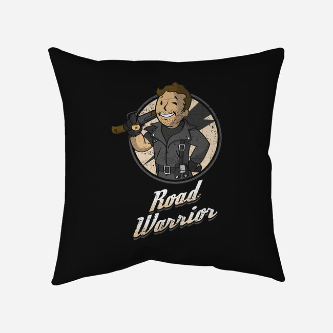 Warrior Of The Road-None-Removable Cover-Throw Pillow-Olipop