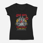 War Boys Tour-Womens-V-Neck-Tee-Olipop