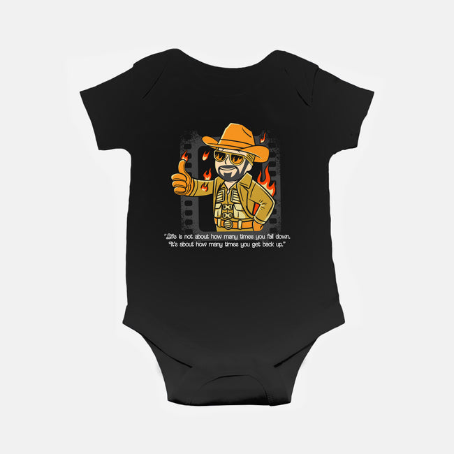 How Many Times You Get Back Up-Baby-Basic-Onesie-naomori