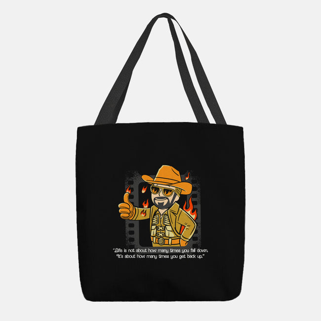 How Many Times You Get Back Up-None-Basic Tote-Bag-naomori