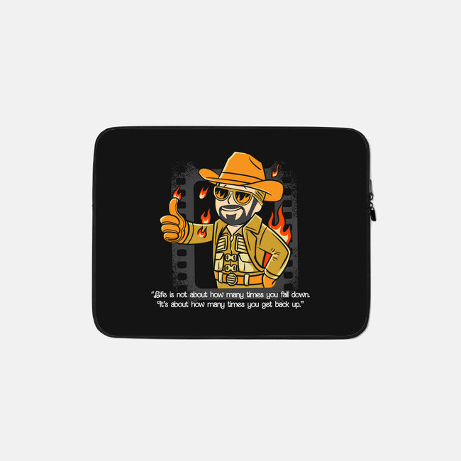 How Many Times You Get Back Up-None-Zippered-Laptop Sleeve-naomori