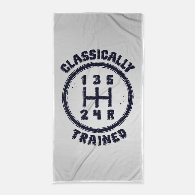 Classically Trained Driver-None-Beach-Towel-kg07