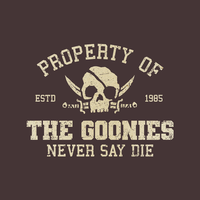 Property Of The Goonies-None-Removable Cover-Throw Pillow-kg07