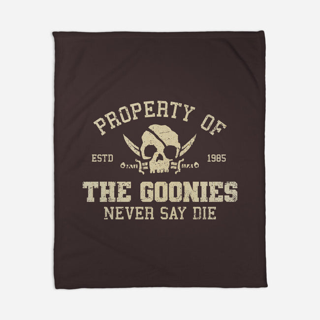 Property Of The Goonies-None-Fleece-Blanket-kg07