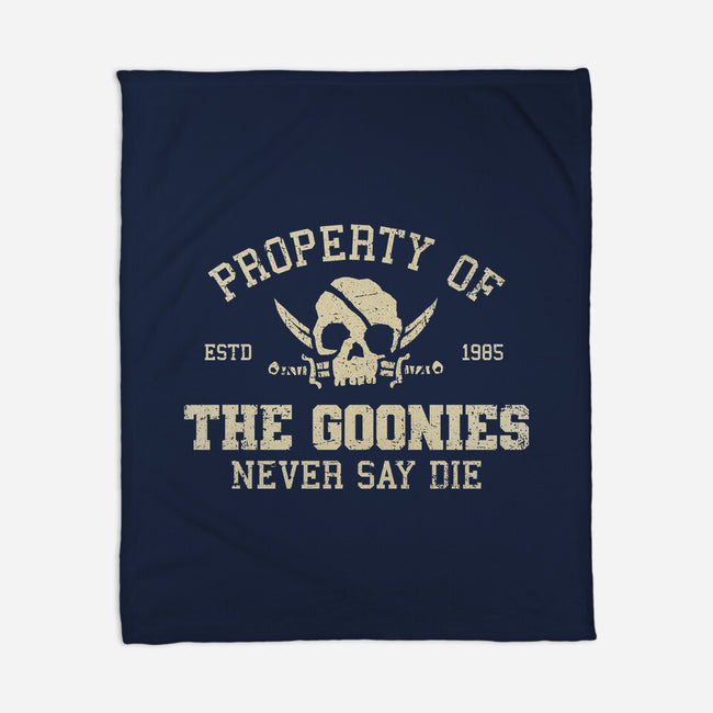 Property Of The Goonies-None-Fleece-Blanket-kg07
