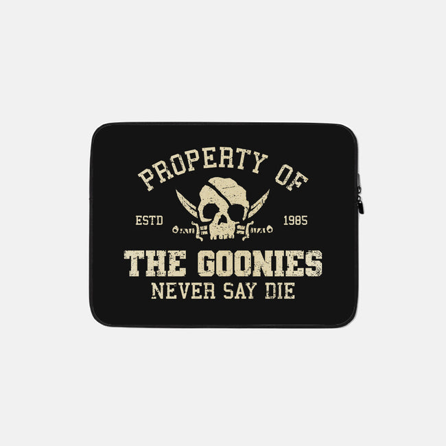 Property Of The Goonies-None-Zippered-Laptop Sleeve-kg07