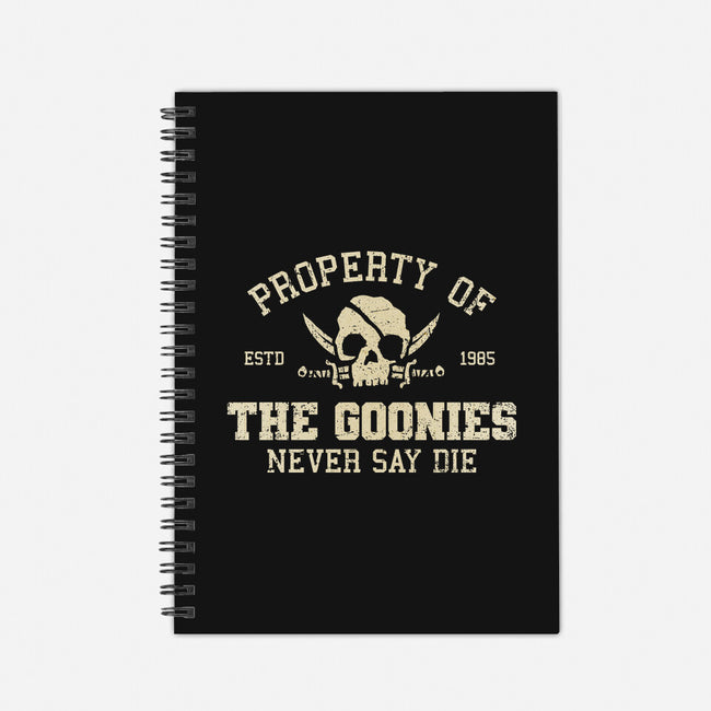 Property Of The Goonies-None-Dot Grid-Notebook-kg07