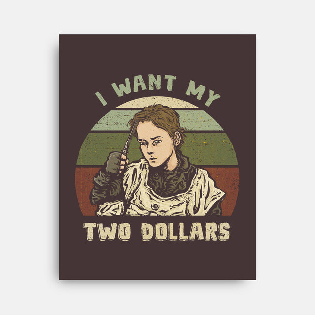 Two Dollars-None-Stretched-Canvas-kg07