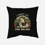 Two Dollars-None-Removable Cover w Insert-Throw Pillow-kg07
