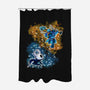 Indie Knight Fight-None-Polyester-Shower Curtain-nickzzarto