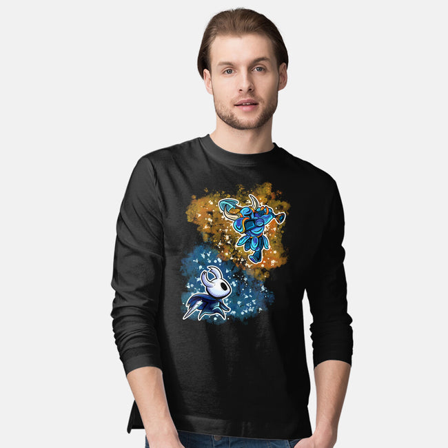 Indie Knight Fight-Mens-Long Sleeved-Tee-nickzzarto