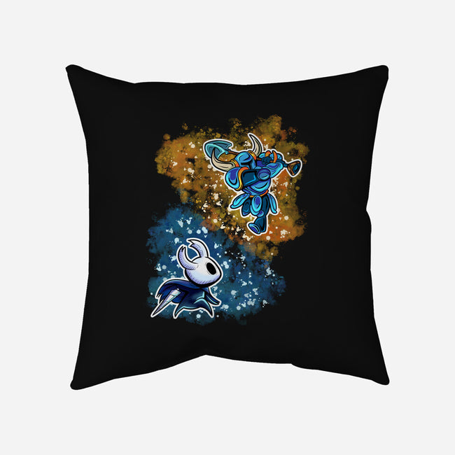 Indie Knight Fight-None-Non-Removable Cover w Insert-Throw Pillow-nickzzarto