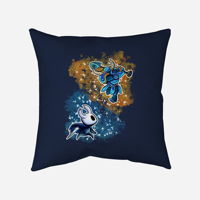 Indie Knight Fight-None-Removable Cover-Throw Pillow-nickzzarto