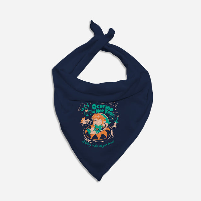 Ocarina Of Nap Time-Dog-Bandana-Pet Collar-estudiofitas