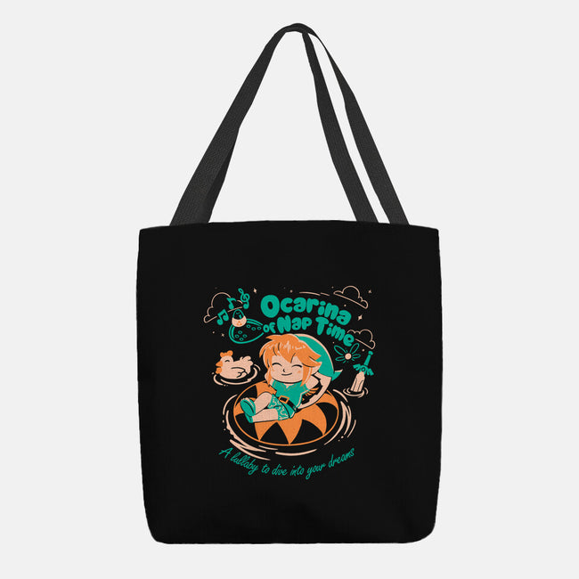 Ocarina Of Nap Time-None-Basic Tote-Bag-estudiofitas