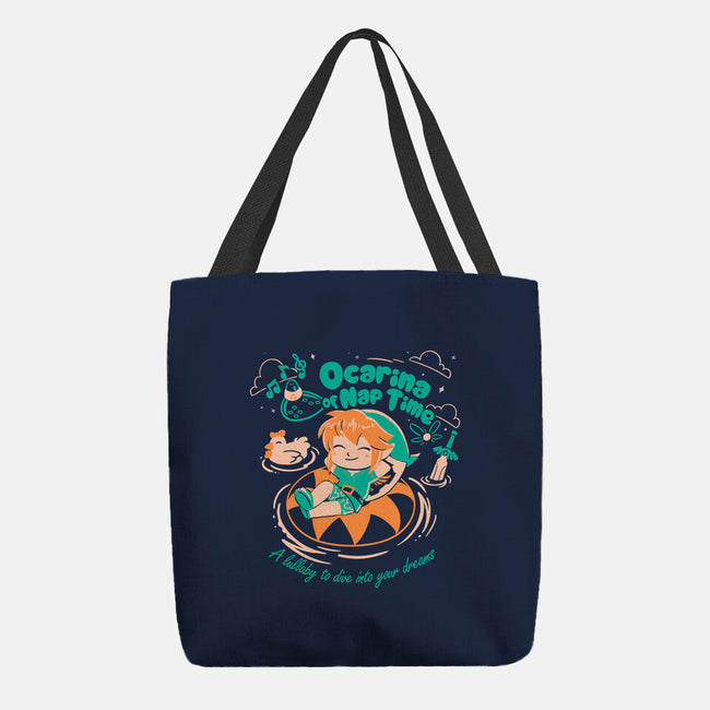 Ocarina Of Nap Time-None-Basic Tote-Bag-estudiofitas