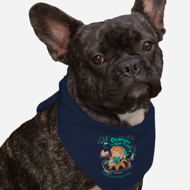 Ocarina Of Nap Time-Dog-Bandana-Pet Collar-estudiofitas