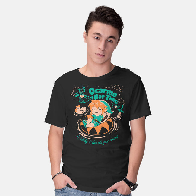 Ocarina Of Nap Time-Mens-Basic-Tee-estudiofitas