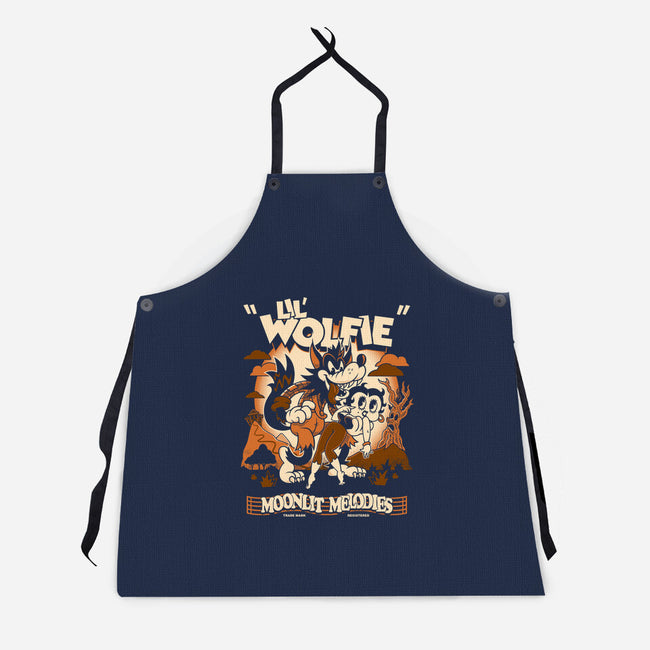 Lil Wolfie-Unisex-Kitchen-Apron-Nemons