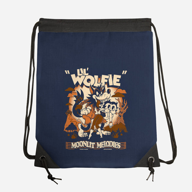 Lil Wolfie-None-Drawstring-Bag-Nemons