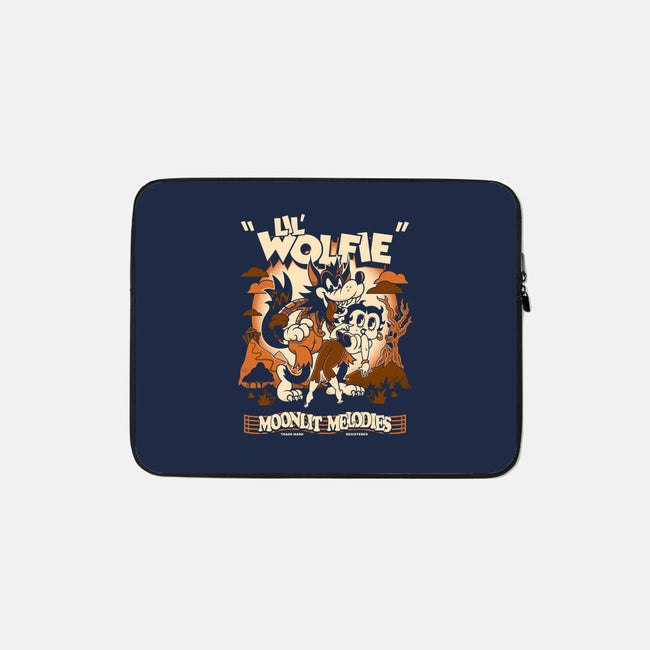 Lil Wolfie-None-Zippered-Laptop Sleeve-Nemons