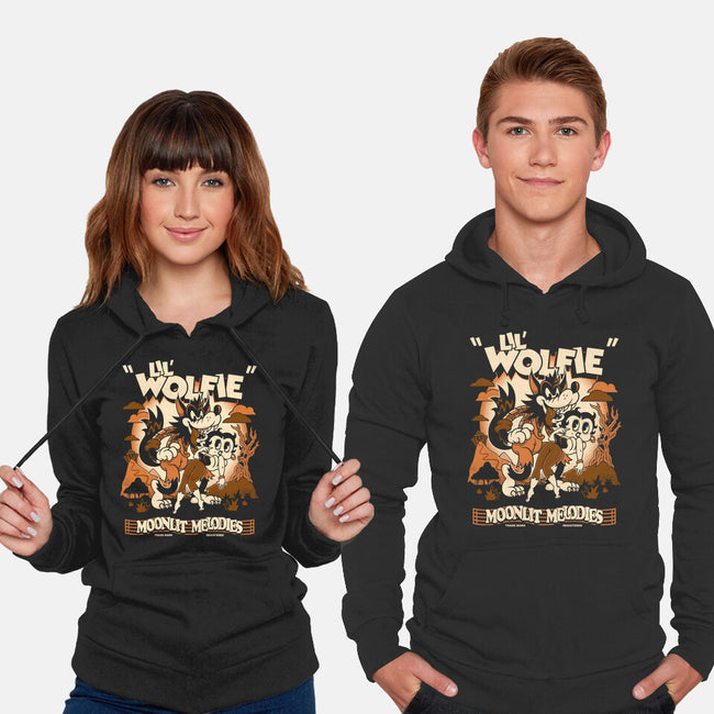 Lil Wolfie-Unisex-Pullover-Sweatshirt-Nemons