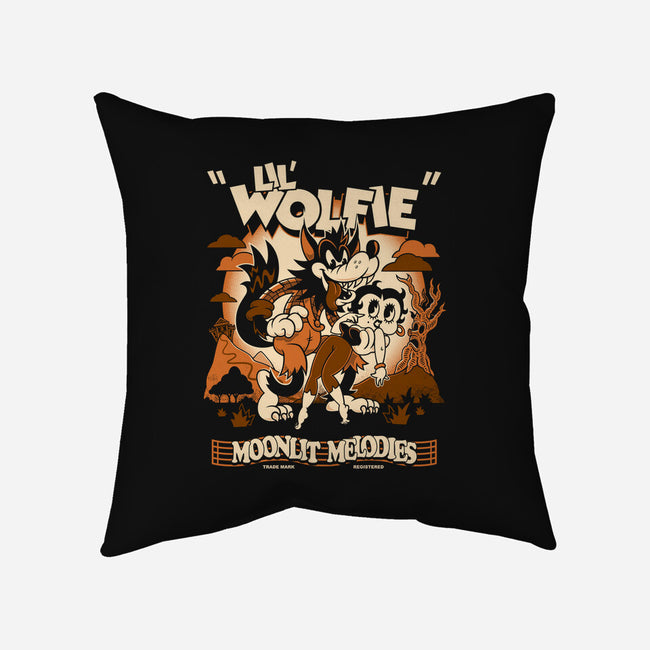 Lil Wolfie-None-Removable Cover-Throw Pillow-Nemons