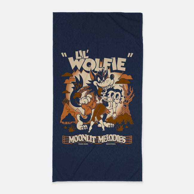 Lil Wolfie-None-Beach-Towel-Nemons