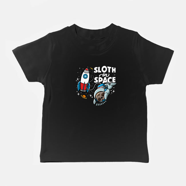 Sloth In Space-Baby-Basic-Tee-Boggs Nicolas