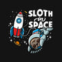 Sloth In Space-None-Memory Foam-Bath Mat-Boggs Nicolas