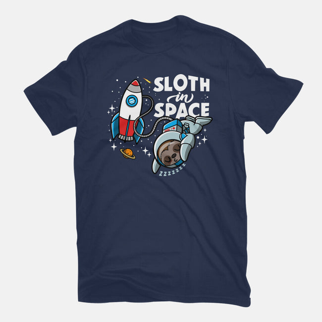 Sloth In Space-Unisex-Basic-Tee-Boggs Nicolas