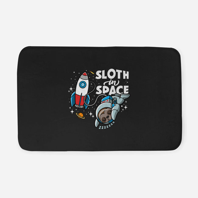 Sloth In Space-None-Memory Foam-Bath Mat-Boggs Nicolas