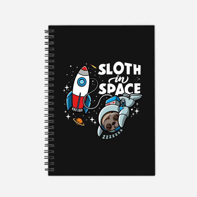 Sloth In Space-None-Dot Grid-Notebook-Boggs Nicolas