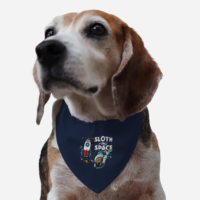 Sloth In Space-Dog-Adjustable-Pet Collar-Boggs Nicolas