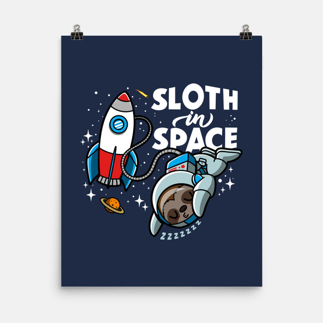 Sloth In Space-None-Matte-Poster-Boggs Nicolas
