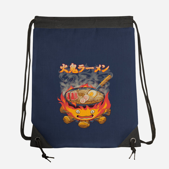 Fire Demon Ramen-None-Drawstring-Bag-rmatix