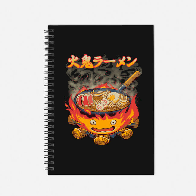 Fire Demon Ramen-None-Dot Grid-Notebook-rmatix