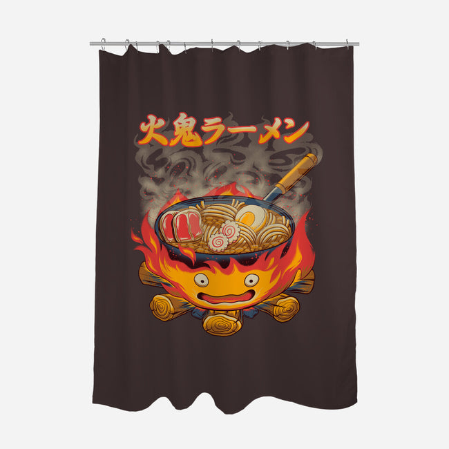 Fire Demon Ramen-None-Polyester-Shower Curtain-rmatix