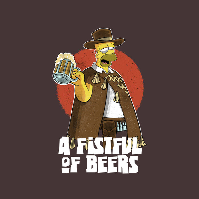 A Fistful Of Beers-Womens-Basic-Tee-zascanauta