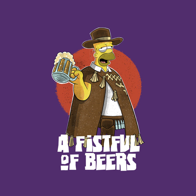 A Fistful Of Beers-Womens-Basic-Tee-zascanauta