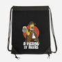 A Fistful Of Beers-None-Drawstring-Bag-zascanauta