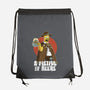 A Fistful Of Beers-None-Drawstring-Bag-zascanauta