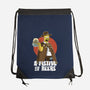 A Fistful Of Beers-None-Drawstring-Bag-zascanauta