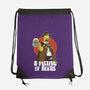 A Fistful Of Beers-None-Drawstring-Bag-zascanauta