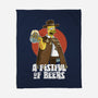 A Fistful Of Beers-None-Fleece-Blanket-zascanauta