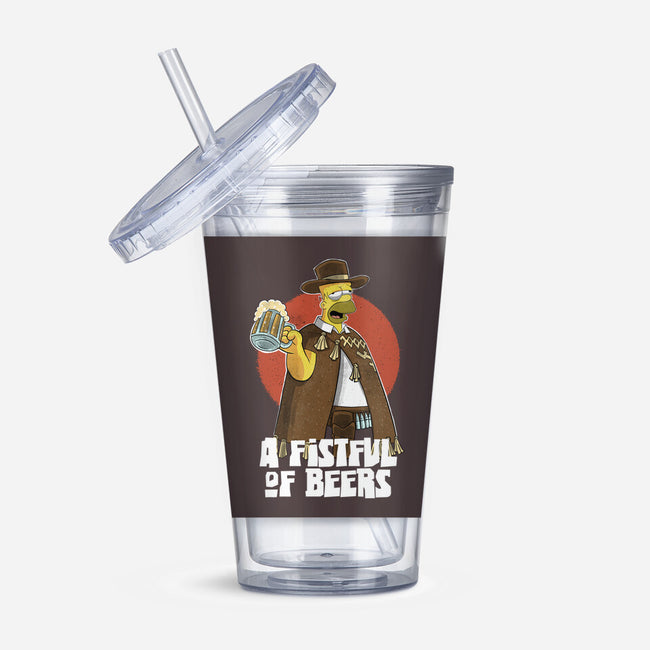 A Fistful Of Beers-None-Acrylic Tumbler-Drinkware-zascanauta