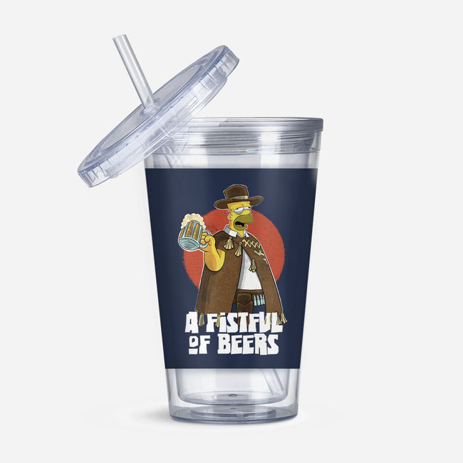 A Fistful Of Beers-None-Acrylic Tumbler-Drinkware-zascanauta